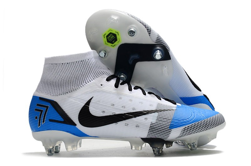 Nike Mercurial Superfly 8 Elite SG 'Travis Scott x Fragment' - White/Blue/Black