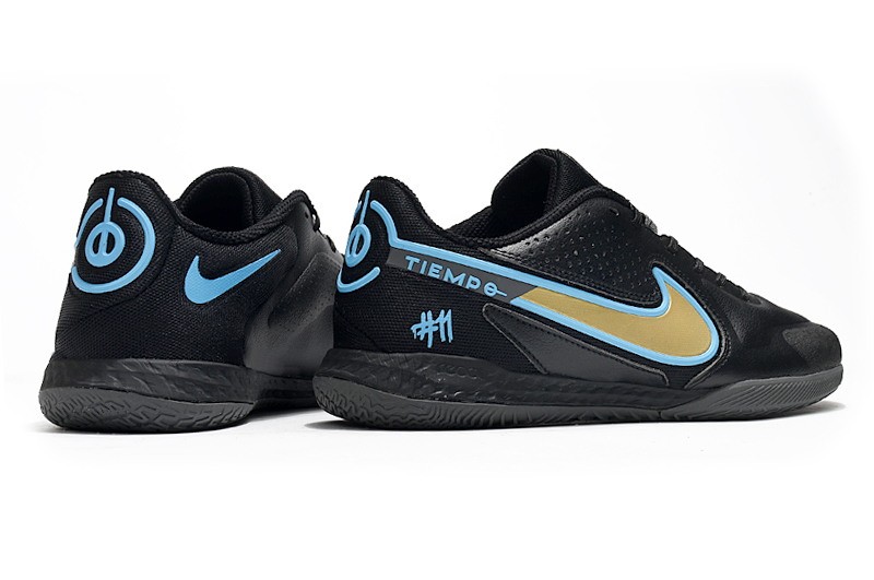 Nike Tiempo Legend React 9 Pro IC 'Golden Trophy' - Black/Blue/Gold