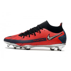 Nike Phantom GT Elite DF FG x Skepta Bloody Chrome - University Red / Silver / Black