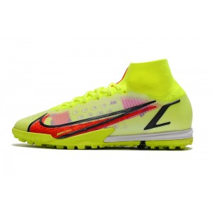 Nike Mercurial Superfly 8 Elite TF - Volt/Bright Crimson/Black