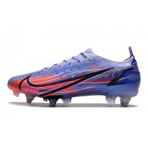 Nike Mercurial Vapor 14 Elite SG-PRO 'KM Flames' - Purple/Red