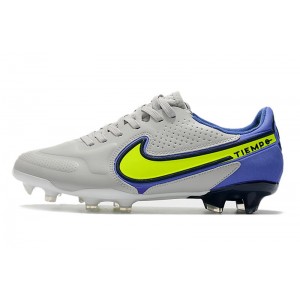 Nike Tiempo Legend 9 Elite FG Recharge - Grey/Volt
