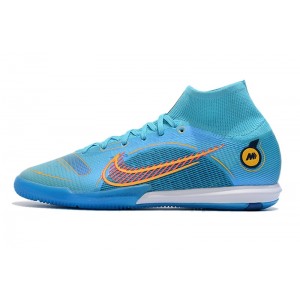 Nike Mercurial Superfly 8 Elite IC Blueprint - Blue/Orange