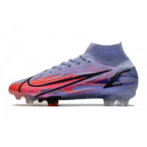 Nike Mercurial Superfly 8 Mbappé 'Km Flames' - Purple / Black / Red