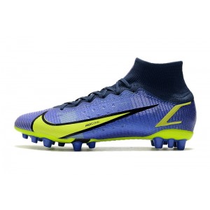 Nike Mercurial Superfly 8 Elite AG Recharge - Blue/Yellow