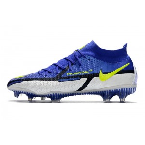 Nike Phantom GT 2 Elite DF FG Recharge - Blue / Grey  /Volt