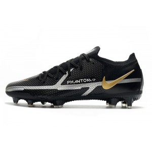 Nike Phantom GT 2 Elite FG Shadow - Black/Grey/Gold