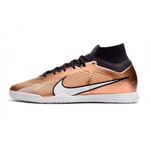 Nike Air Zoom Mercurial Superfly 9 Elite IC - Metallic Copper/Black/White