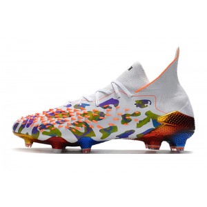 Adidas Predator Freak .1 FG Paul Pogba X Stella McCartney - White / Black / Orange