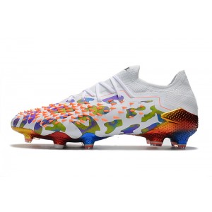 Adidas Predator Freak .1 Low FG Paul Pogba X Stella McCartney - White / Black / Orange