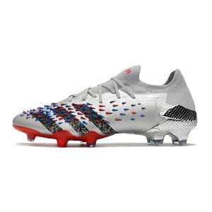 Adidas Predator Freak .1 Low FG Showpiece - Silver / Black/ Red / Blue