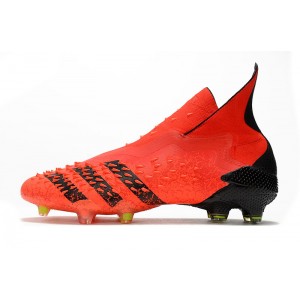 Adidas Predator Freak+ FG Meteorite - Red / Black / Solar Red