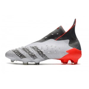 Adidas Predator Freak+ FG WhiteSpark - White/Iron Metal/Solar Red