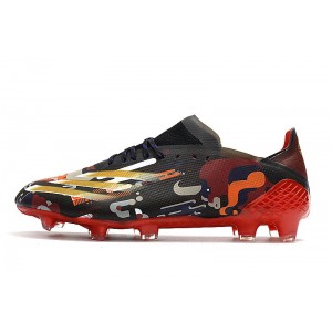 Adidas X Ghosted.1 FG Chinese New Year - Core Black / Gold Metallic / Scarlet