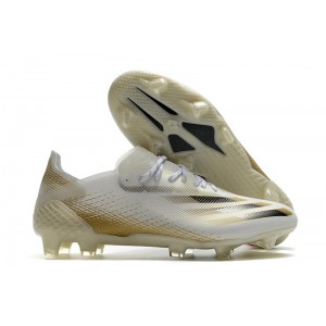 Adidas X Ghosted.1 FG - White / Black / Gold