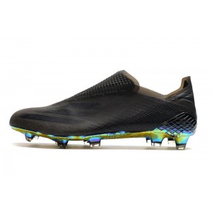 Adidas X Ghosted+ FG Superstealth Pack - Core Black/Signal Cyan