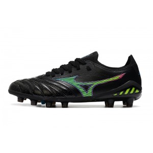 Mizuno Morelia Neo III Beta Japan Fg Cyber Pack - Black / Blue Atoll