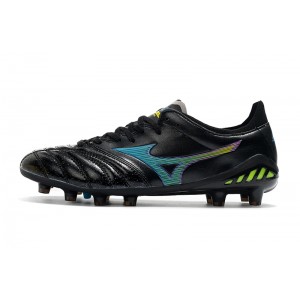 Mizuno Morelia Neo III Japan Fg Cyber Pack - Black / Blue Atoll