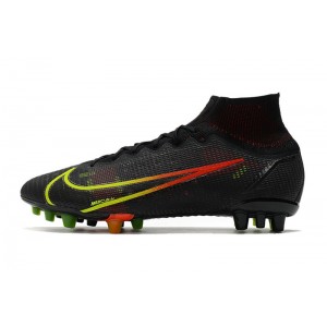 Nike Mercurial Superfly 8 Elite AG - Black/Cyber/Off Noir