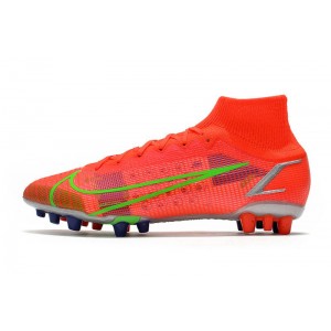 Nike Mercurial Superfly 8 Elite AG - Bright Crimson / Metallic Silver