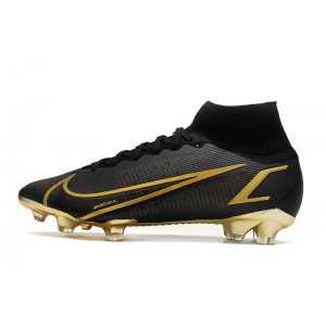 Nike Mercurial Superfly 8 Elite FG - Black/Gold