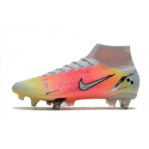 Nike Mercurial Superfly 8 Elite SG - White/Metallic Silver/Pure Platinum