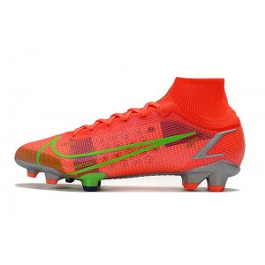 Nike Mercurial Superfly 8 Elite FG - Bright Crimson/Metallic Silver