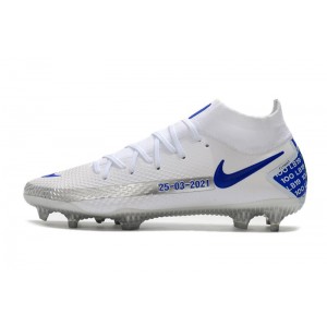 Nike Phantom GT Elite DF FG 'Bonucci' - White/ Blue / Silver