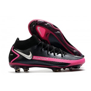 Nike Phantom Gt Elite Dynamic Fit Fg - Black / Metallic Silver / Pink Blast