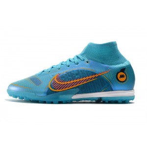 Nike Mercurial Superfly 8 Elite TF Blueprint - Blue/Orange