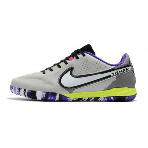 Nike Tiempo Legend React 9 Pro IC - Smoke Grey/White/Volt
