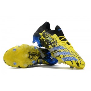 Adidas Predator Freak.1 Low FG - Bright Yellow / Silver Metallic / Core Black