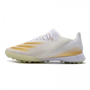 Adidas X Ghosted .1 TF - White / Metallic Gold Melange / Silver Metallic