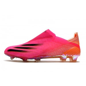 Adidas X Ghosted+ FG - Shock Pink / Core Black / Screaming Orange