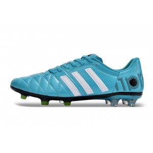 Adidas Adipure 11Pro FG Soccer Cleats - Solar Blue/White/Black