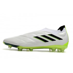 Adidas Copa Pure+ Laceless FG Crazyrush Pack - Footwear White/Core Black/Lucid Lemon
