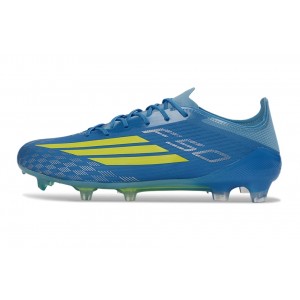 Adidas F50 Elite With Lace FG Ice Cold Precision Pack - Ice Blue/Yellow