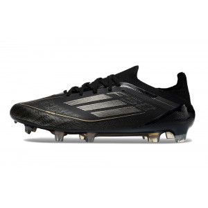 Adidas F50 Elite With Laces FG Dark Spark Pack - Black/Gold Metallic