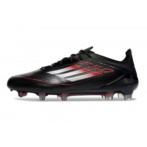 Adidas F50 Elite with Laces FG Stealth Victory Pack - Core Black/Lucid Red