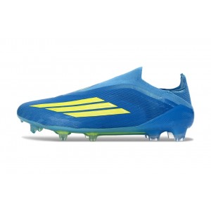 Adidas F50 Ice Cold Precision Elite Laceless FG - Lucid Ray Blue/Team Solar Yellow