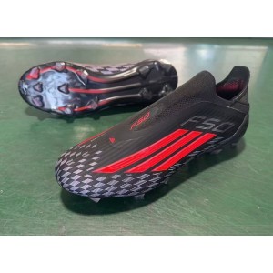 Adidas F50 Immortal DNA Black pack Elite Laceless FG - Black/Lucid Red 
