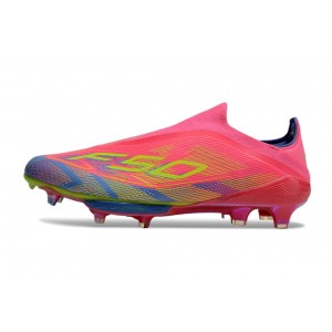 Adidas F50+ Laceless Mystic Victory Pack Elite FG - Lucid Pink/Lucid Lemon/Blue
