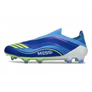 Adidas F50 Messi VIS10N Elite Laceless FG - Blue/Yellow