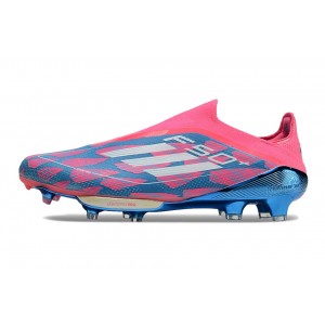 Adidas F50+ Laceless Reemergence Pack Elite FG - Blue/White/Solar Pink