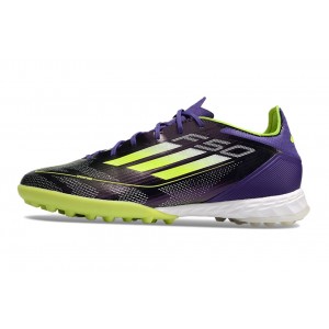 Adidas F50 Pro TF Turf Cleats Fast Reborn Pack - Purple/White/Lemon