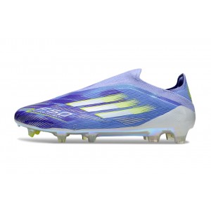 Adidas F50 Sparkfusion Elite Laceless FG - Purple Rush/White /Lucid Lemon