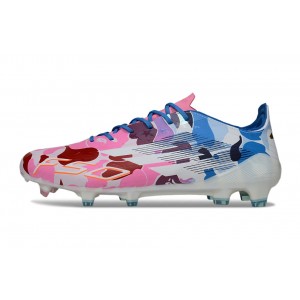 Adidas F50 x Bape Laces Elite FG - Pink/Blue/White