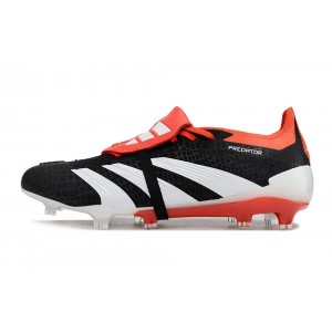 Adidas Predator 24 Accelerator Elite Foldover Tongue FG - Core Black/Red/White