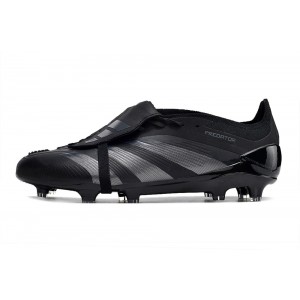 adidas Predator 24 Elite Foldover Tongue FG Blackout Pack - Black/Black