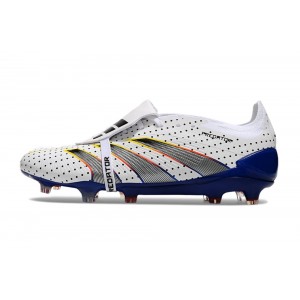 Adidas Predator 24 Euphoria Elite Foldover Tongue FG - White/Black/Blue